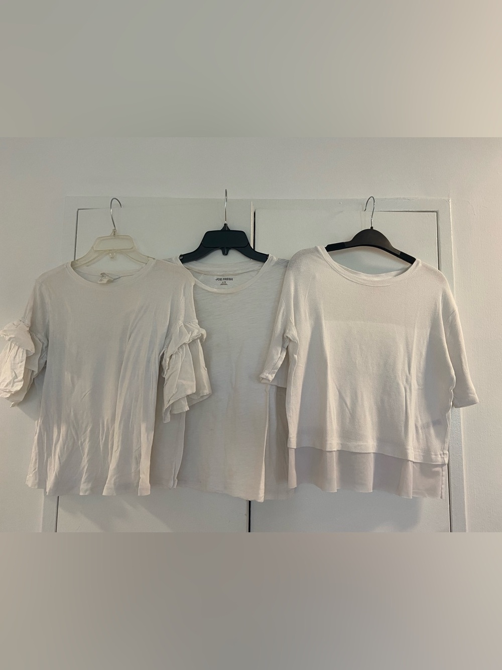 Joe Fresh & H&M White Crewneck Tee Bundle
